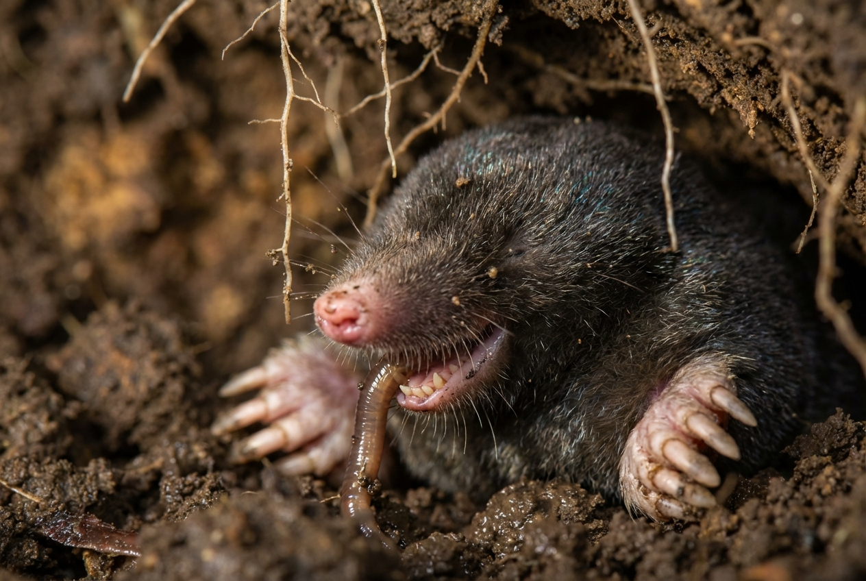 Maulwurf und Wühlmaus vertreiben: Unterschiede erkennen und gezielt bekämpfen