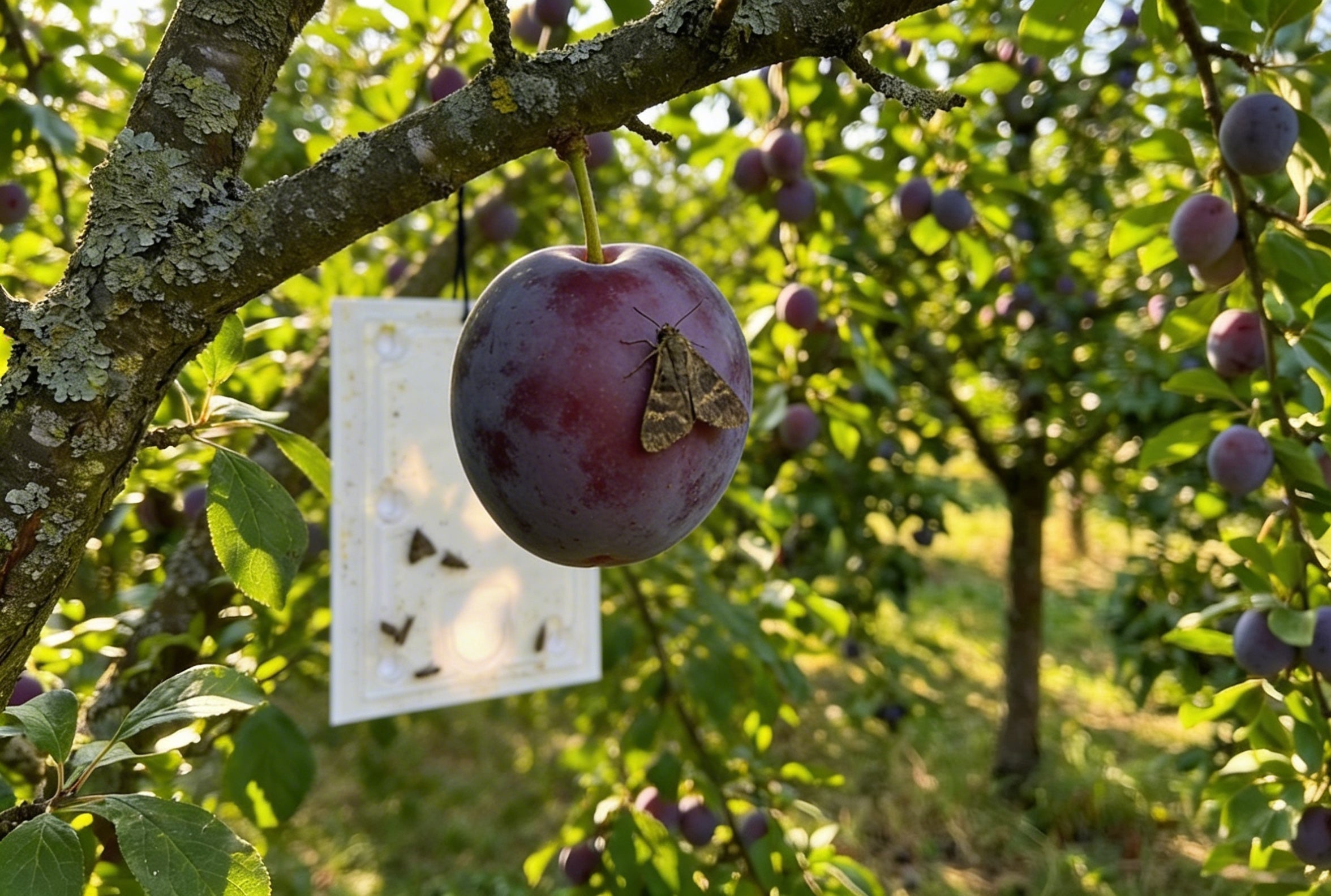 Pflaumenwickler Falle richtig einsetzen: Pheromonfallen & Fanggürtel