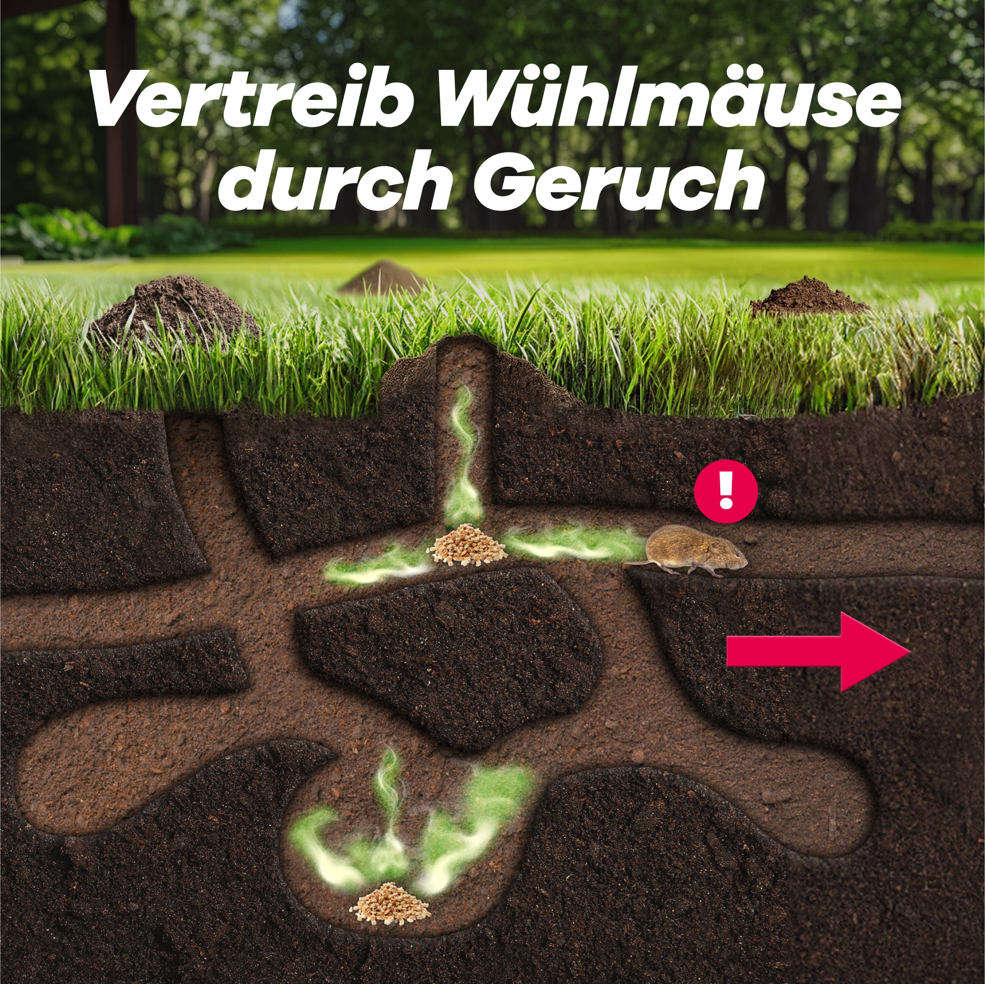Wühlmaus-Frei Granulat
