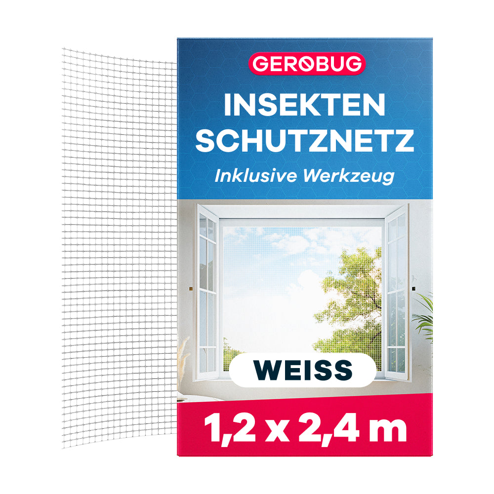 Fliegengitter Fenster ohne Bohren, feinmaschig