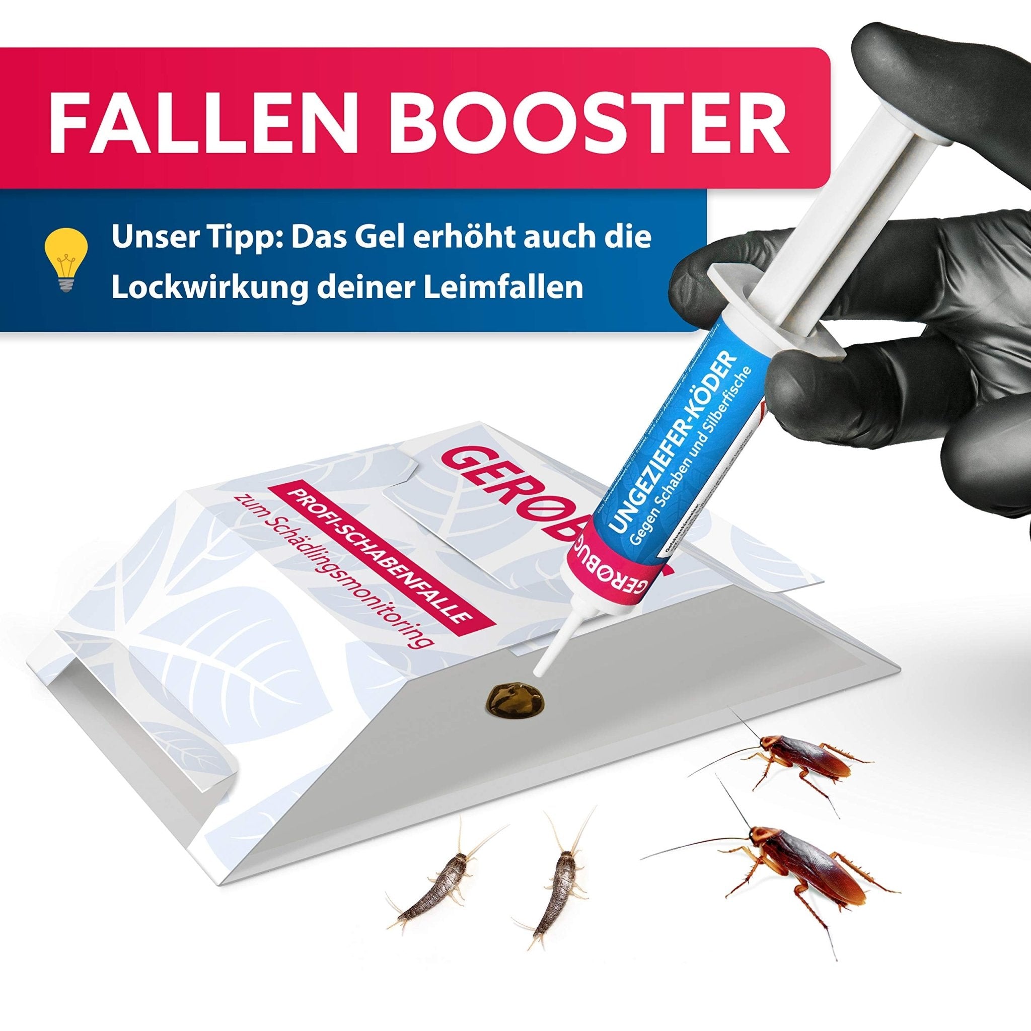 Gerobug Köder-Gel gegen Schaben und Silberfische