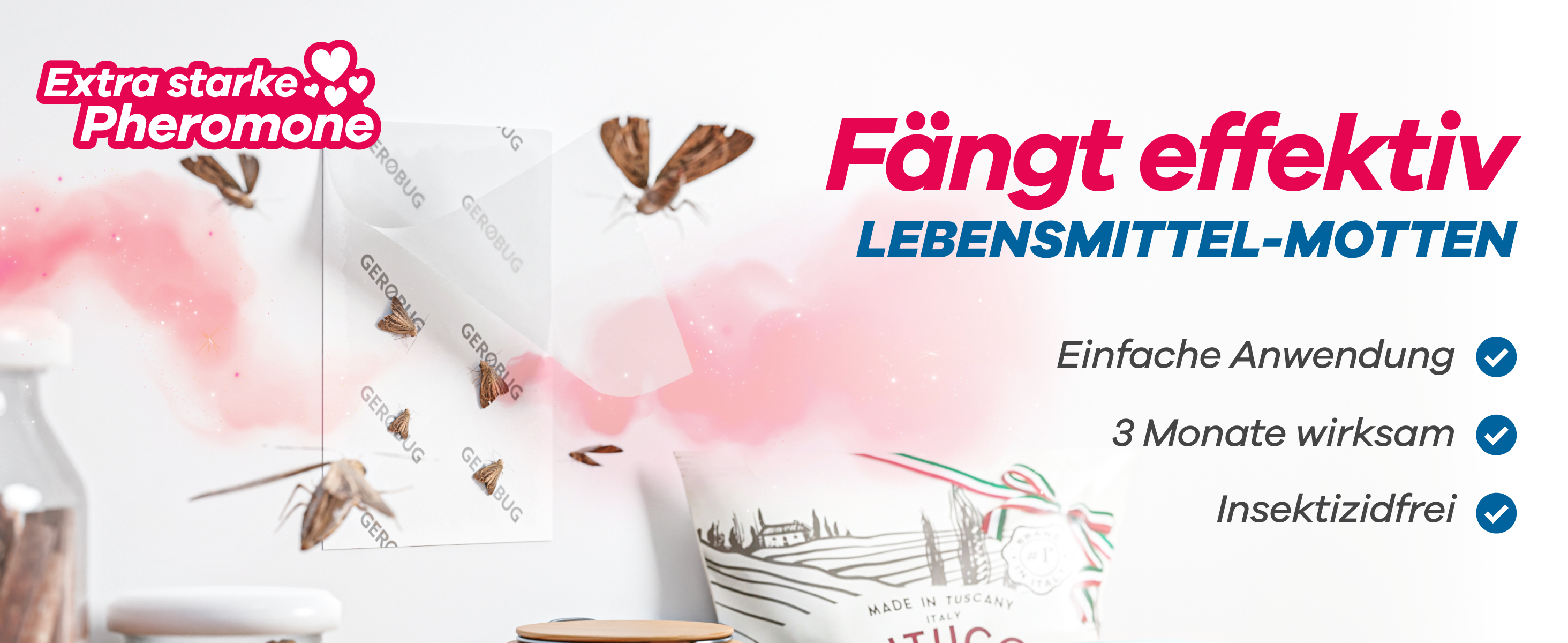 Lebensmittelmotten Falle