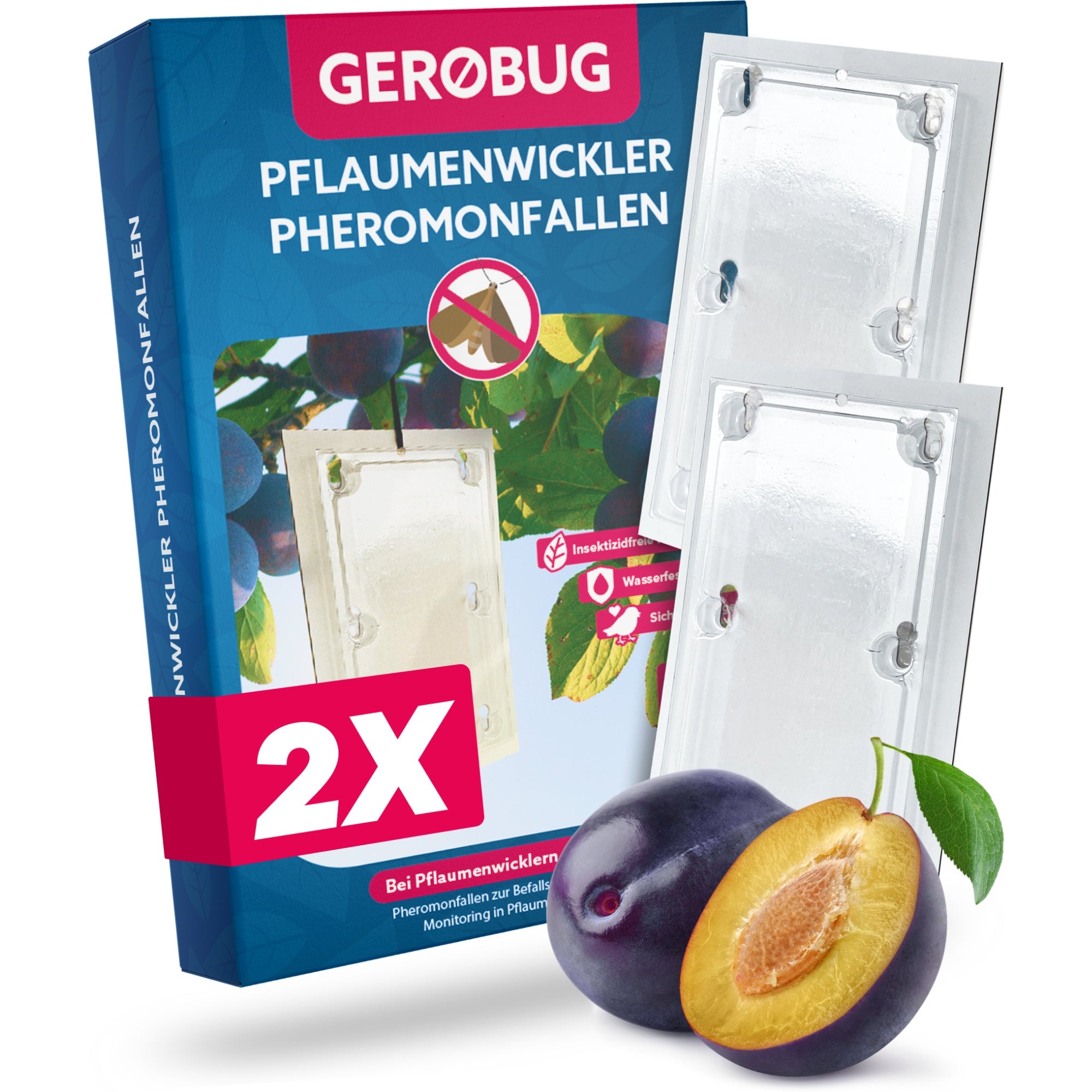 Pflaumenwickler-Falle 2 Fallen
