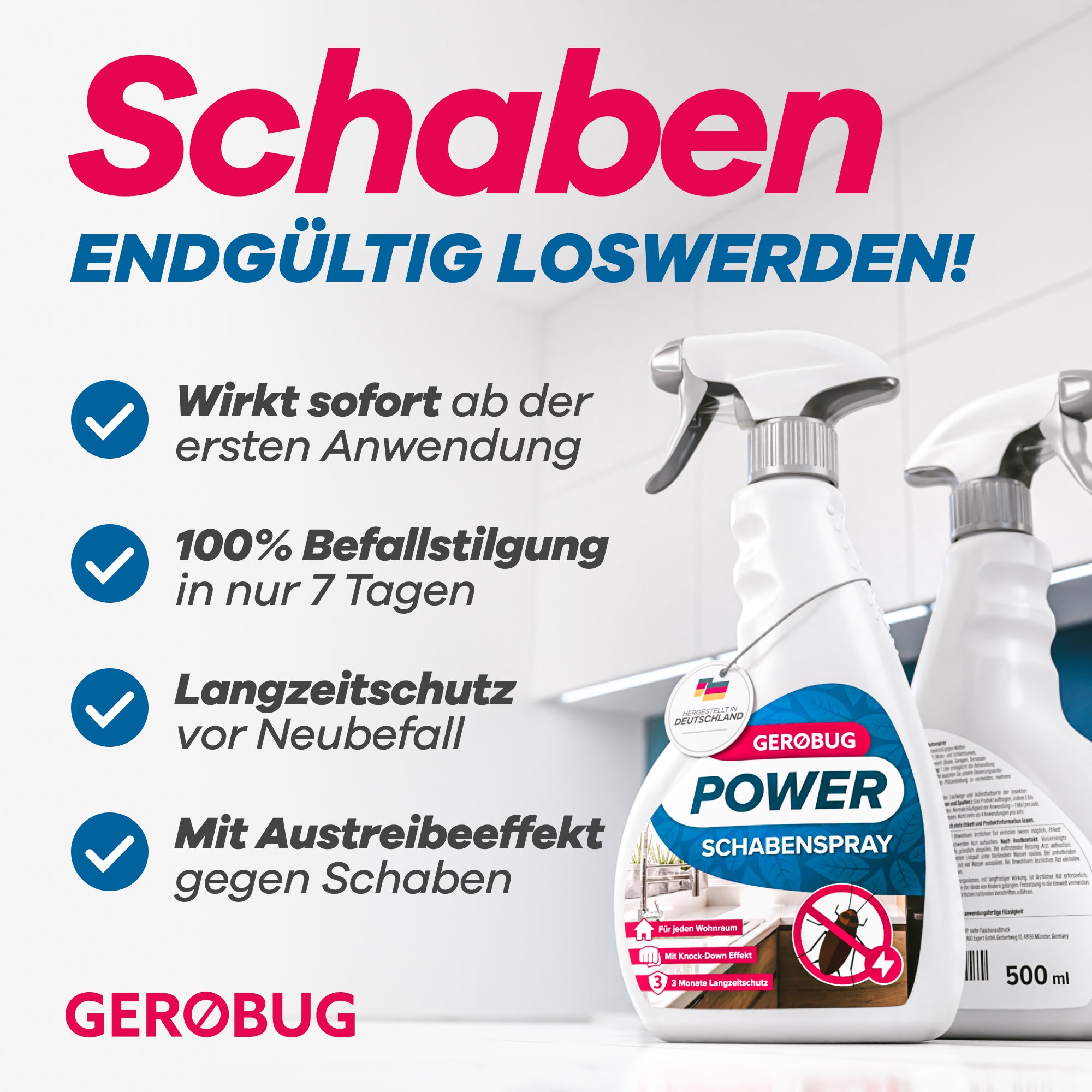 Gerobug Power Schabenspray 500ml