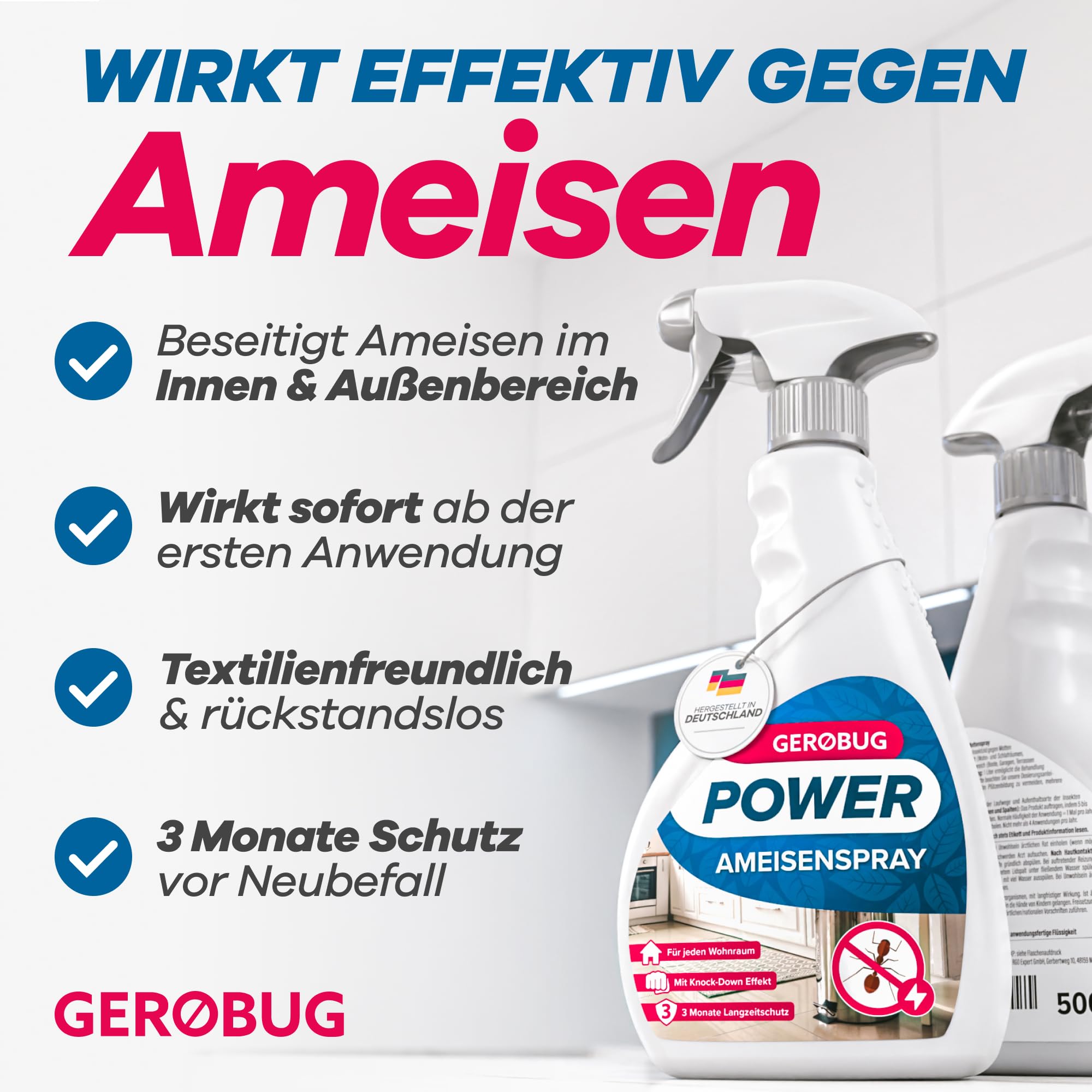 Ameisen-Spray 500ml - Mittel gegen Ameisen