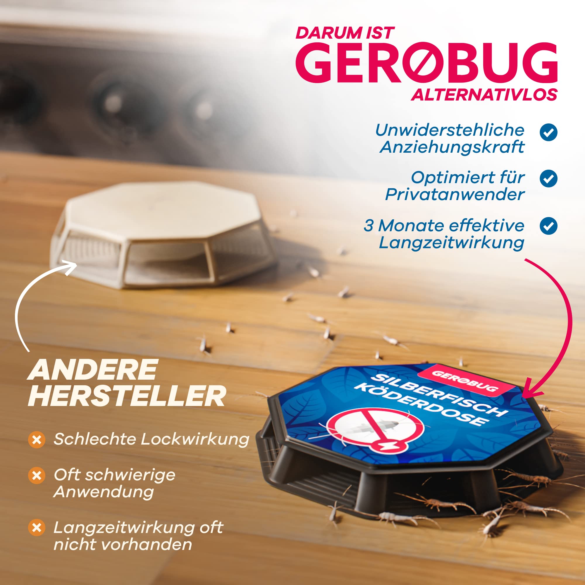 Gerobug Silberfisch-Köderdose Vergleich