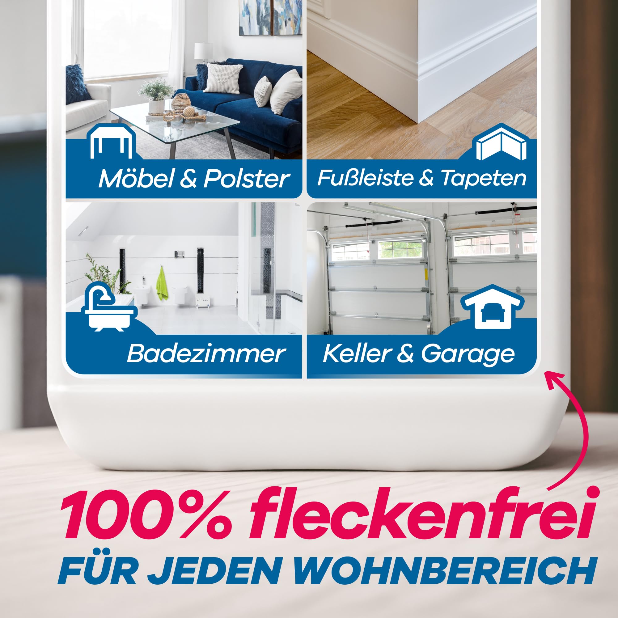 Silberfischspray (3L) - Bekämpfung von Silberfischen in der Garage, im Badezimmer und im Zimmer.