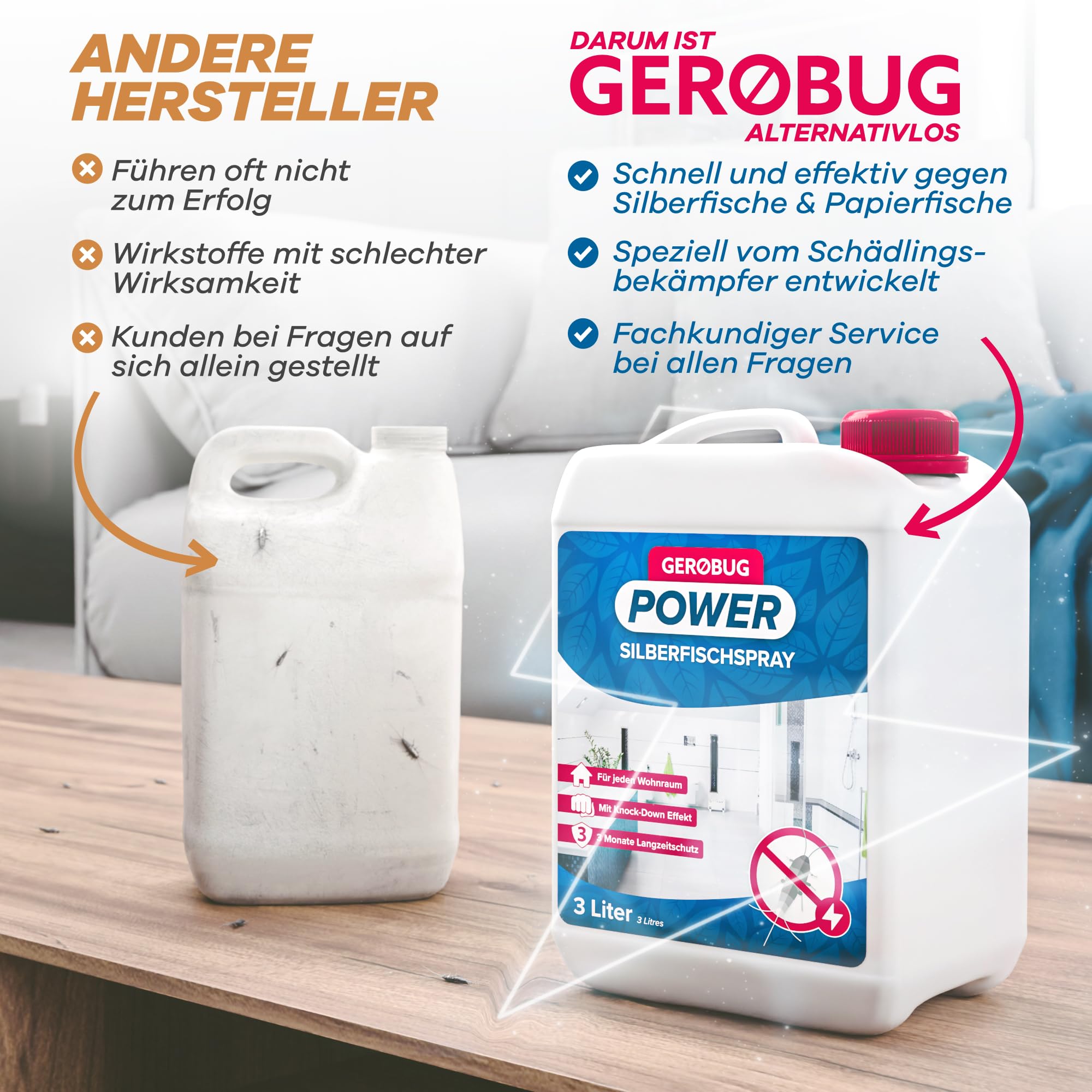 Silberfischspray (3L) Vergleich