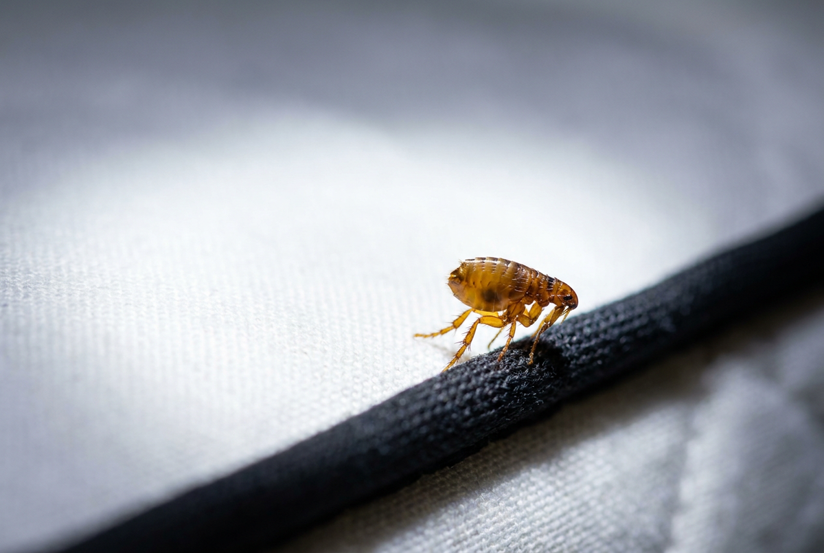 Flöhe im Bett bekämpfen: Bettwäsche und Matratze behandeln