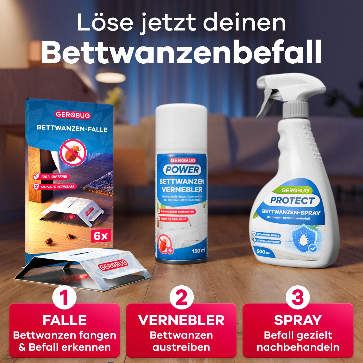 Bettwanzen-Falle