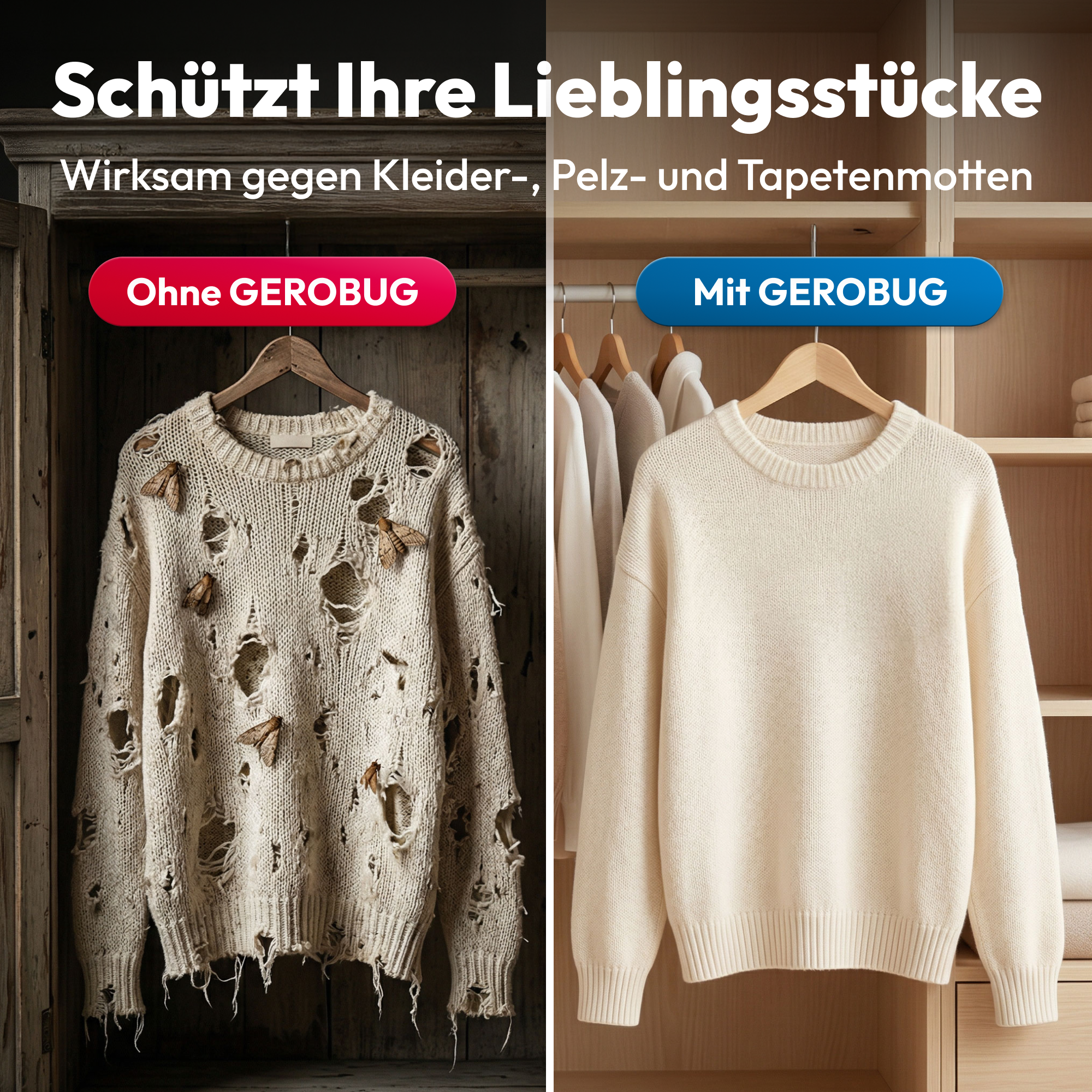 Mottenkugeln für Kleiderschränke x 16 Stk.