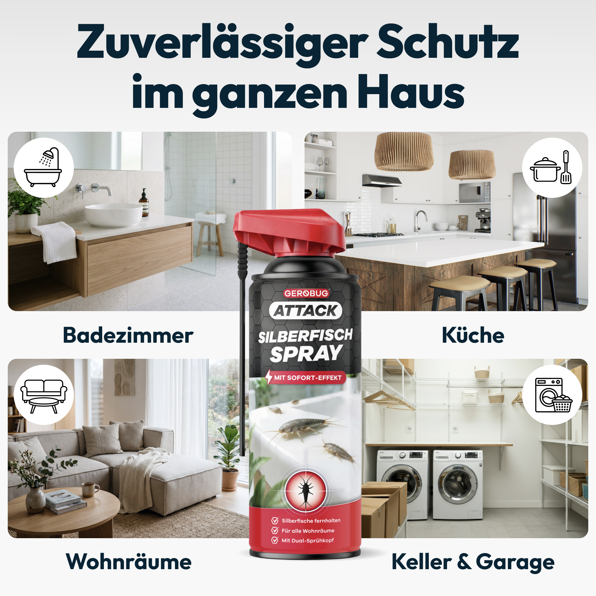 Attack Silberfisch Spray