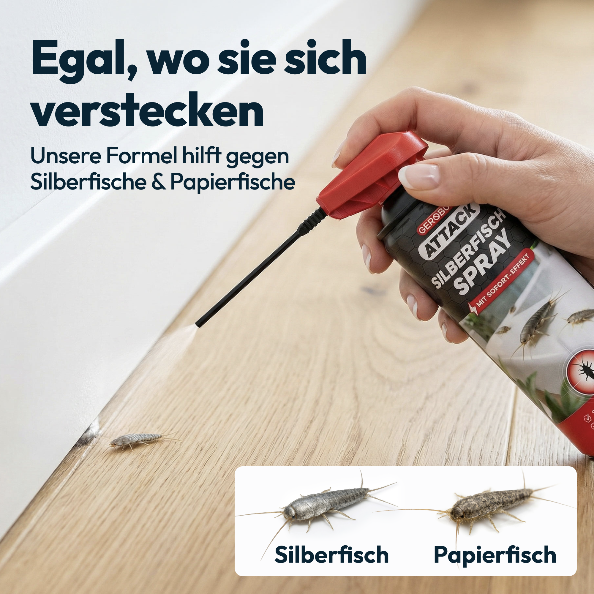 Attack Silberfisch Spray