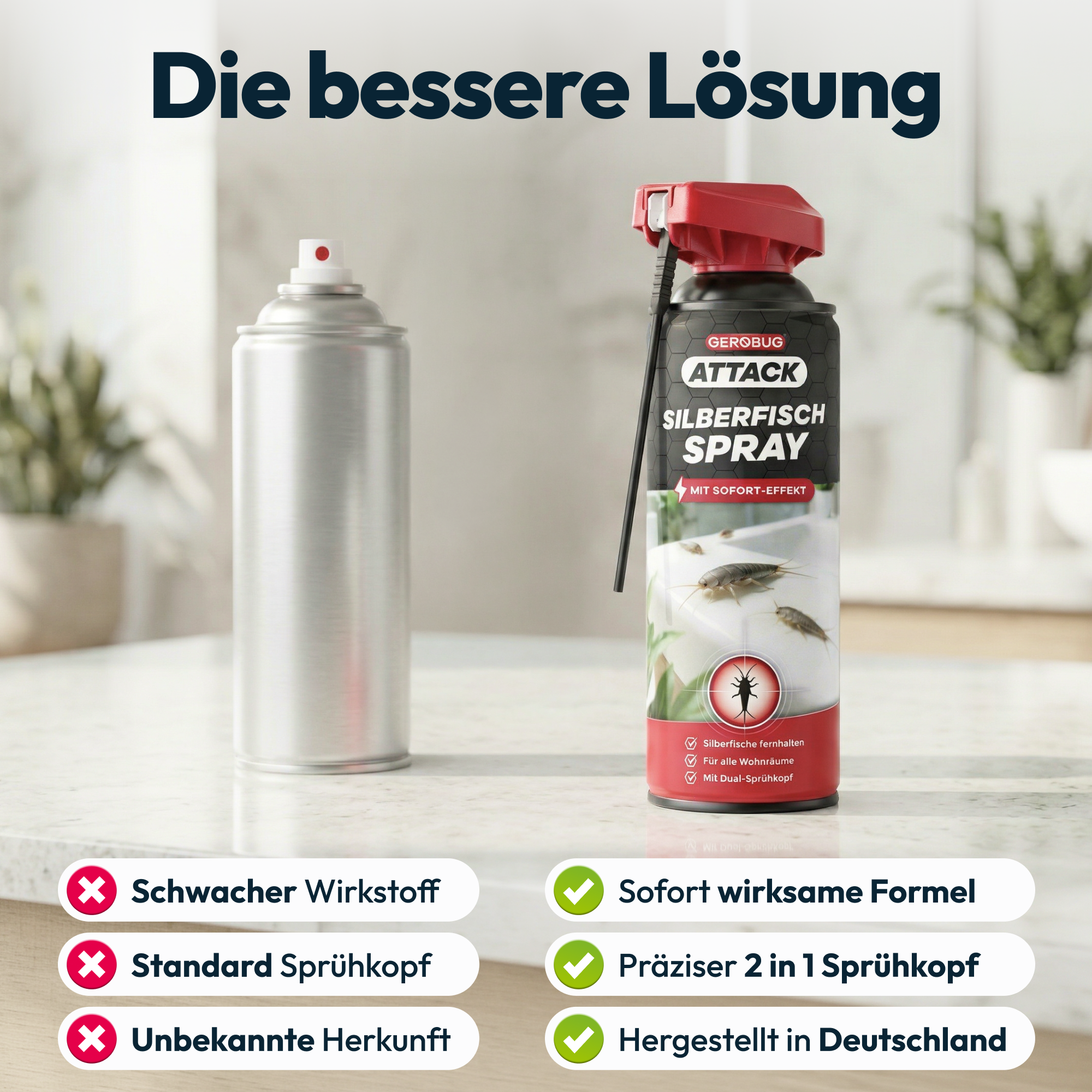 Attack Silberfisch Spray