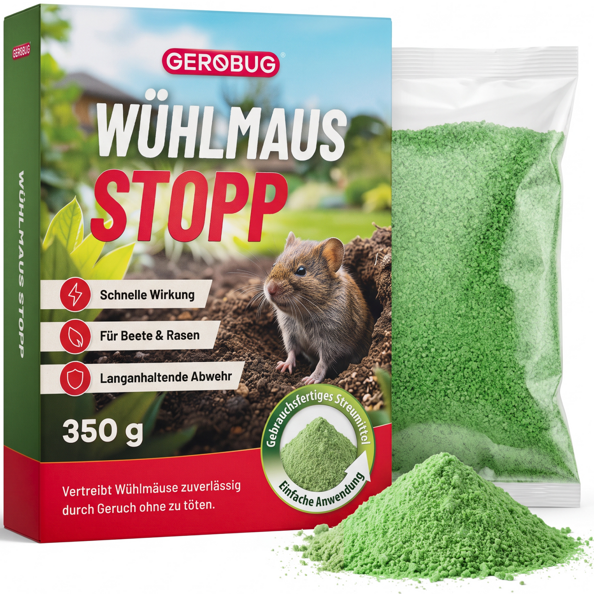 Wühlmaus Stopp Granulat