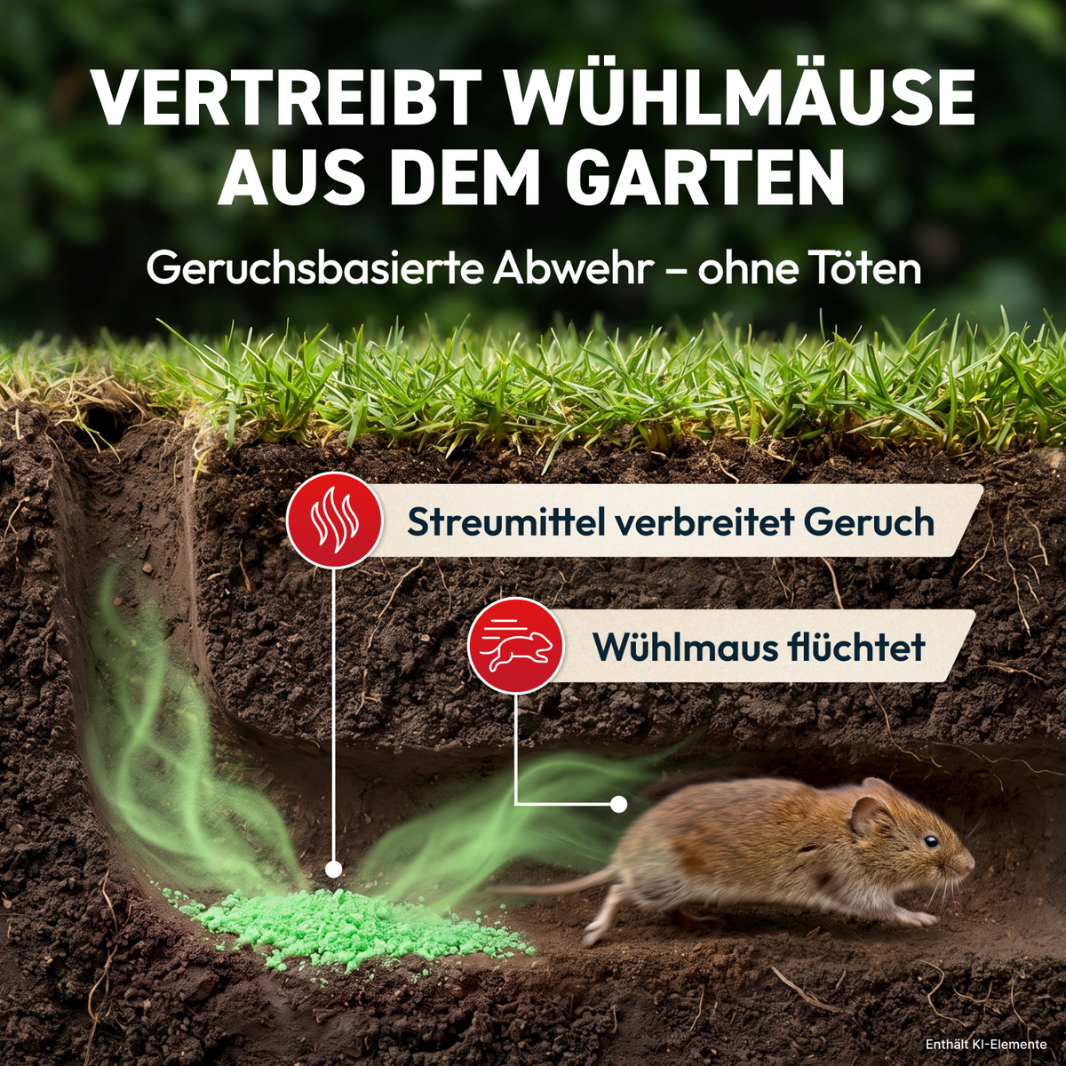 Wühlmaus Stopp Granulat