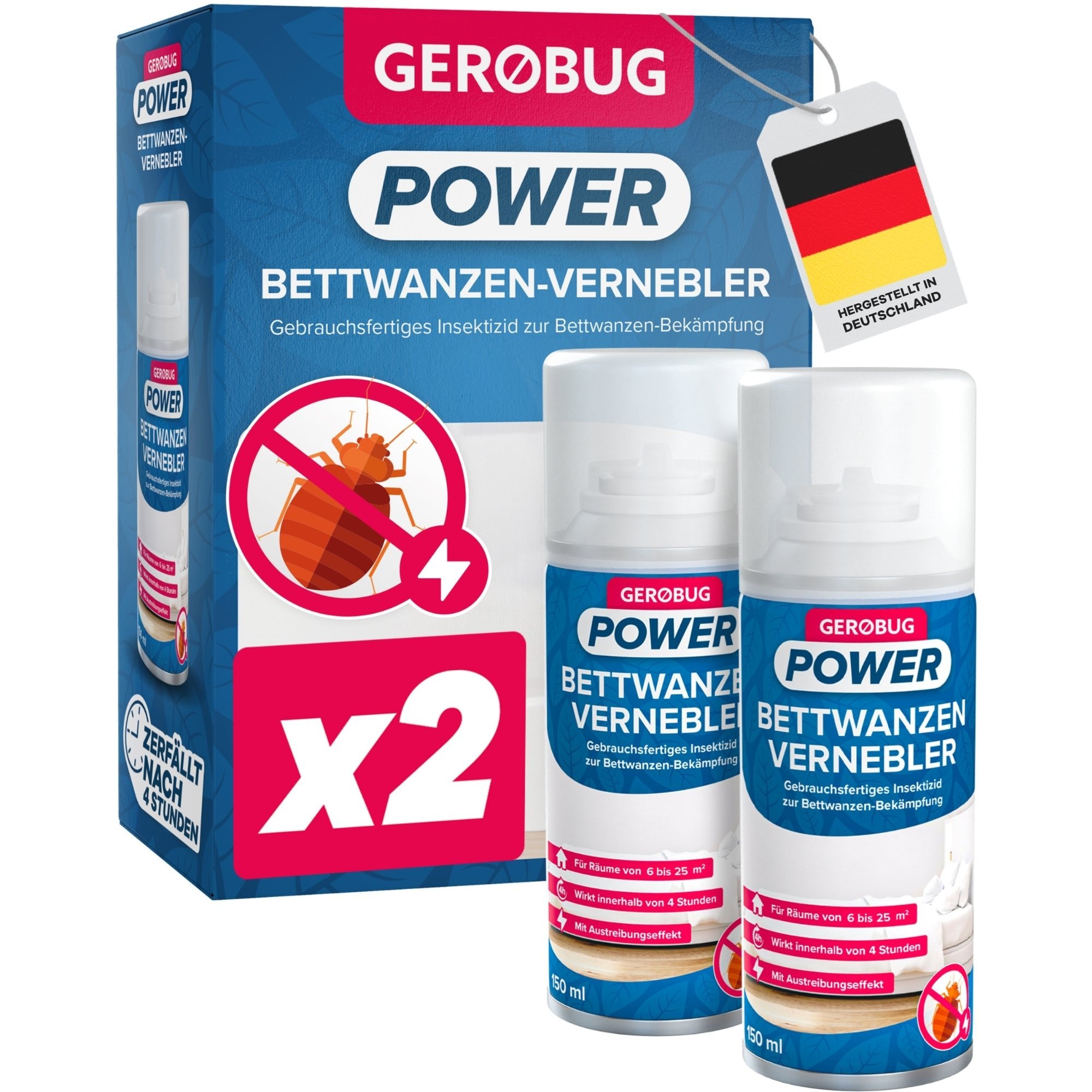 Bettwanzen-Vernebler Doppelpack