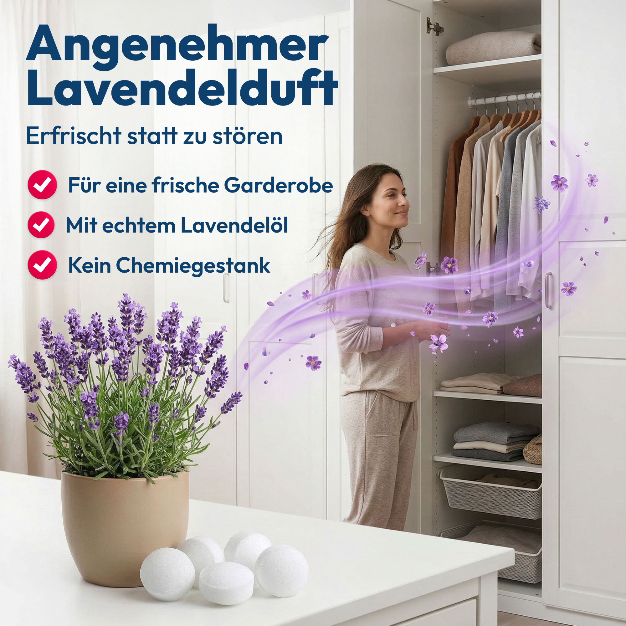 Mottenkugeln für Kleiderschränke x 16 Stk.