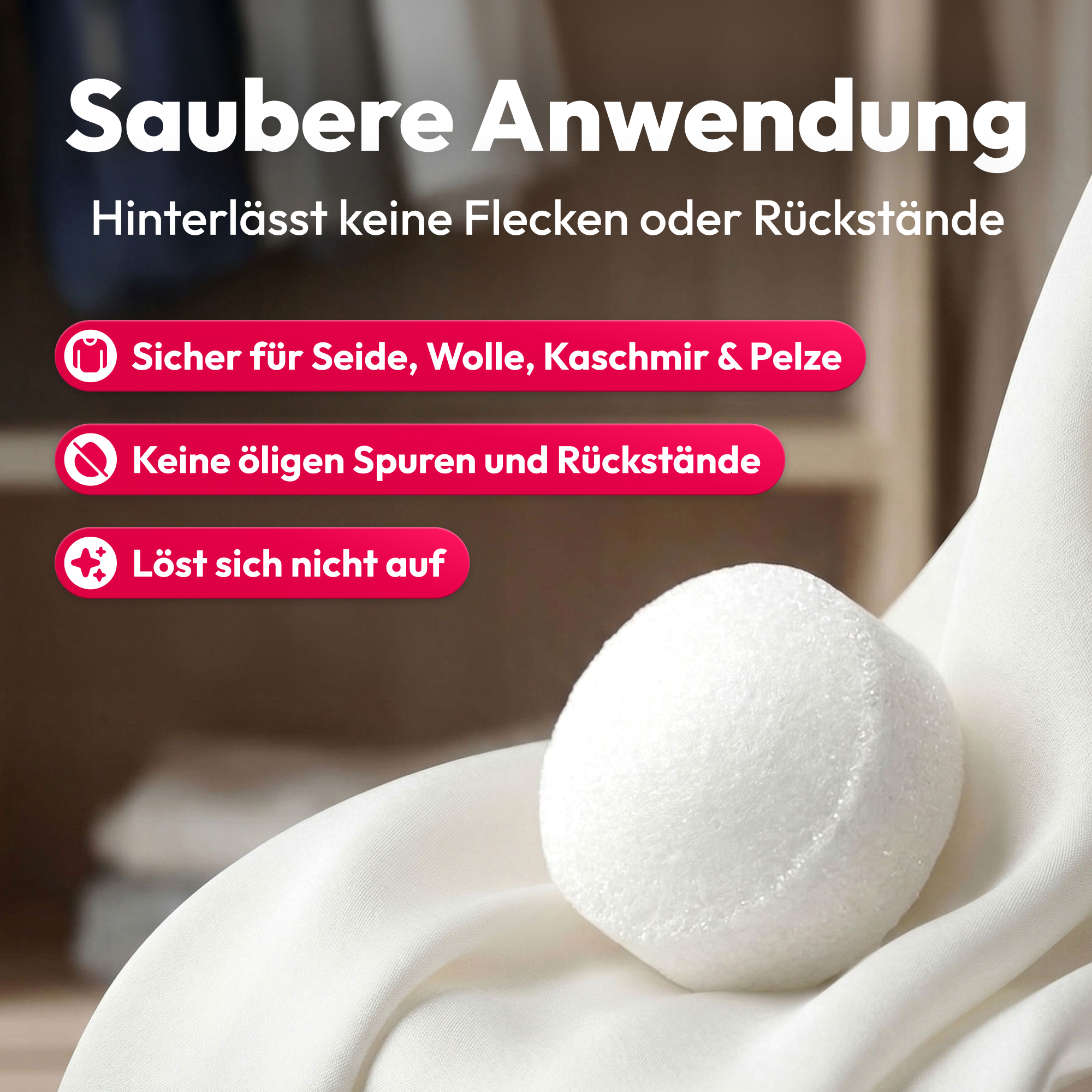 Mottenkugeln für Kleiderschränke x 16 Stk.