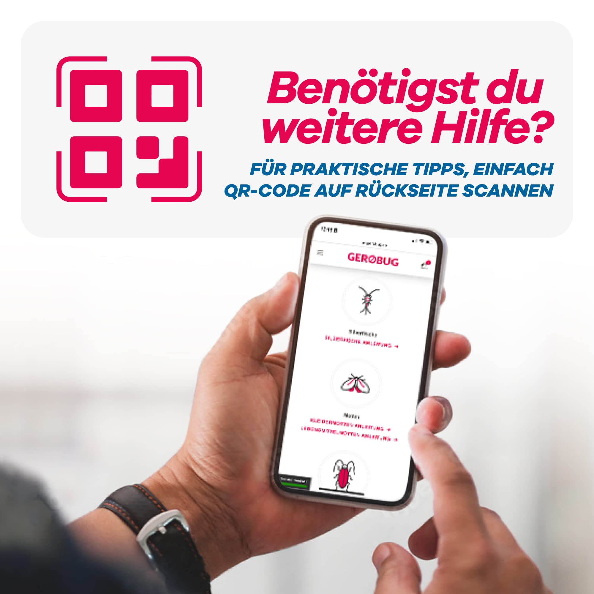 Smartphone mit Gerobug Tipps 